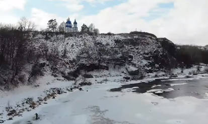 Новини Вінниці / Як виглядає Південний Буг поблизу Печори взимку