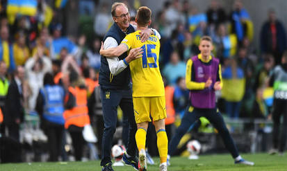 Новини Вінниці / Вінничанин Циганков забив. Україна експериментальним складом перемогла ірландців 