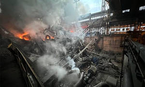 Новини Вінниці / Енергетики показали наслідки влучання російської ракети у ТЕС