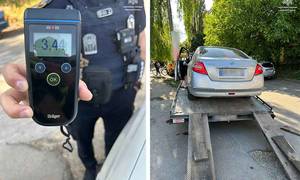 Новини Вінниці / 3,44 проміле: у Вінниці вдень через порушення ПДР патрульні запинили п’яного водія