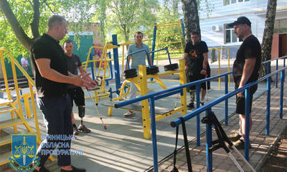 Новини Вінниці / У Вінниці на території протезного підприємства відкрили майданчик для реабілітації ветеранів