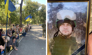 Новини Вінниці / На Вінниччині попрощались з військовим Олександром Гарнюком