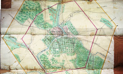 Новини Вінниці / Опублікована рідкісна мапа Вінниці 1840 року